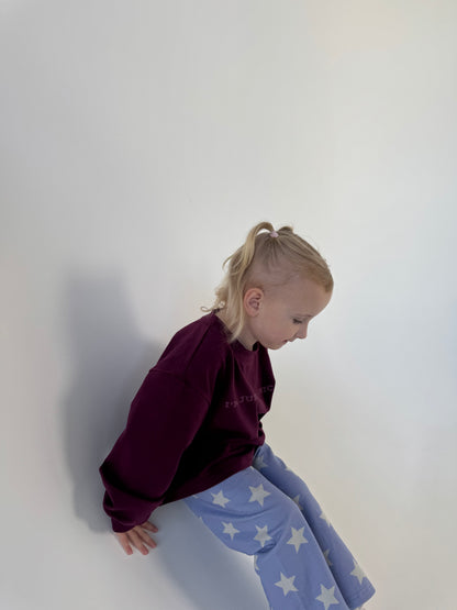 Star Gazer Pants- Lilac & Light Grey