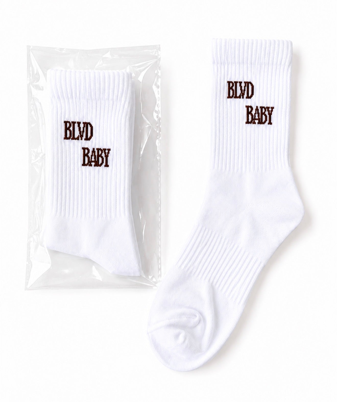 BLVD BABY Thick Cotton Crew Socks