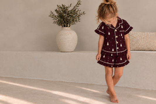 Child Frill Heirloom Christmas Pyjamas